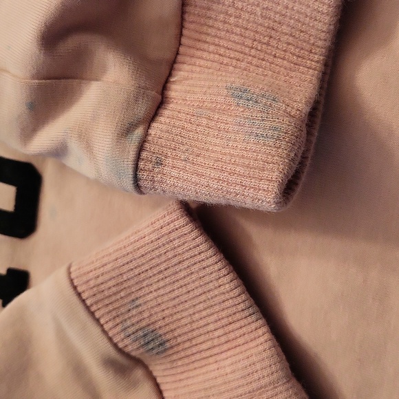 "Girls Make History" blush pink long sleeve top - Picture 5 of 7